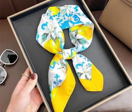 Tour De Cou Soie Femme Élégant