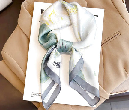 Tour De Cou Soie Femme Imprimé