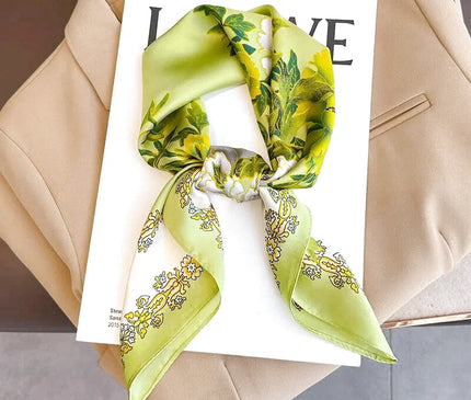 Tour De Cou Soie Femme Imprimé